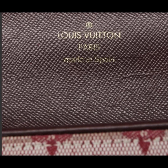 LV Cherry Monogram Mini Lin long wallet - Picture 3 of 4